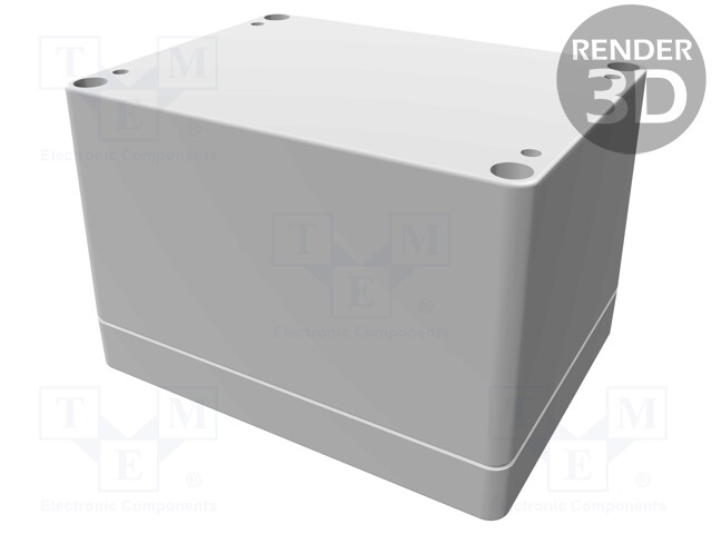 Enclosure: multipurpose; X: 90mm; Y: 120mm; Z: 80mm; 1554; grey