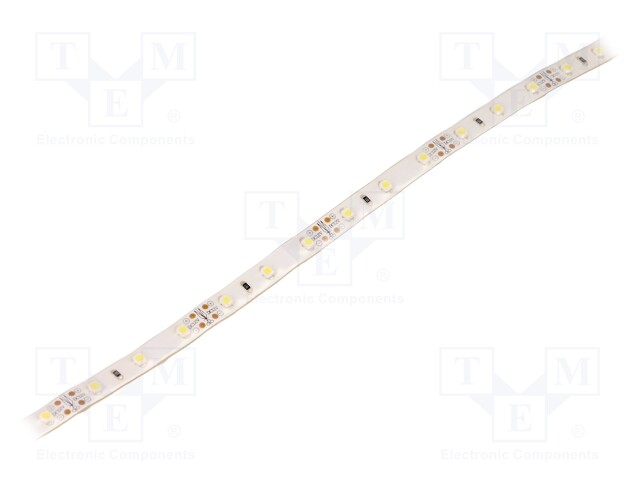 LED tape; white cold; LED/m: 60; SMD; 3528; 12V; W: 10mm; 120°; D: 5mm