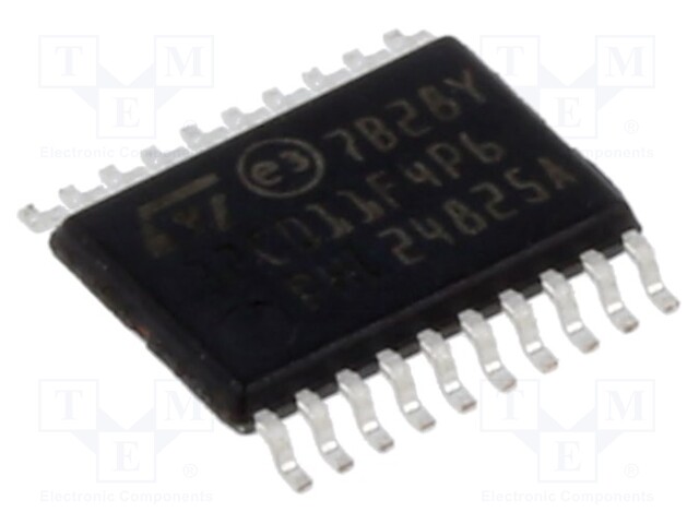 IC: ARM microcontroller; Flash: 16kB; 48MHz; SRAM: 6kB; TSSOP20