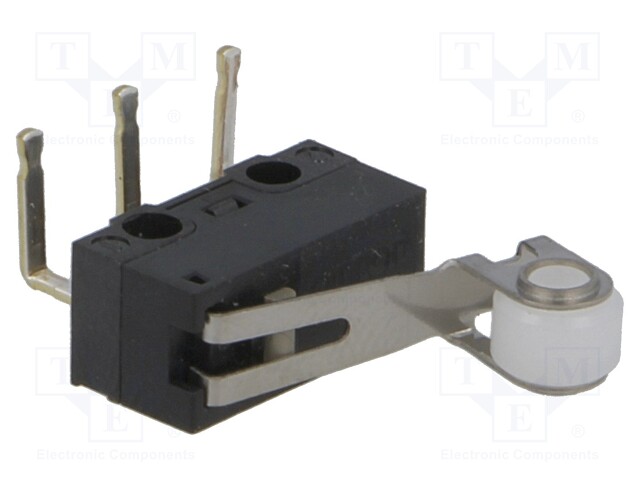 Microswitch SNAP ACTION; with lever (with roller); SPDT; Pos: 2