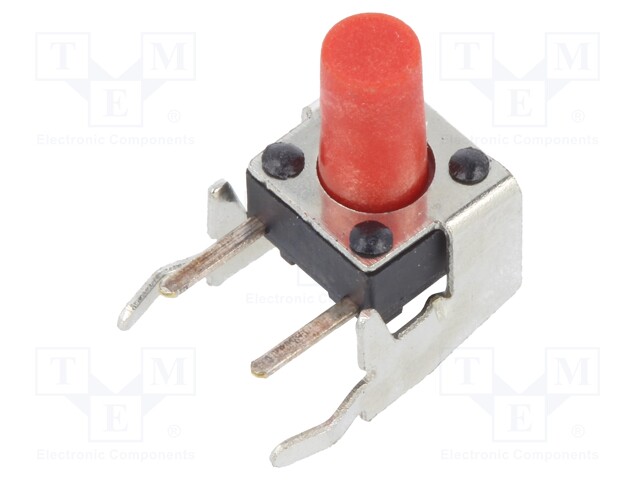 Microswitch TACT; SPST-NO; Pos: 2; 0.05A/12VDC; THT,angular; none