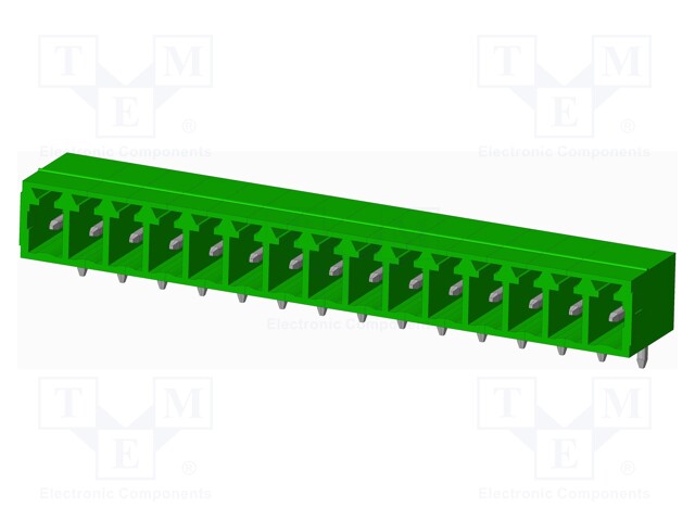 Connector: pluggable terminal block; socket; male; angled 90°