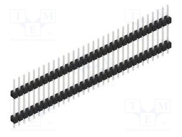 Connector: pin strips; pin header; male; PIN: 32; 2.54mm; THT; 1x32