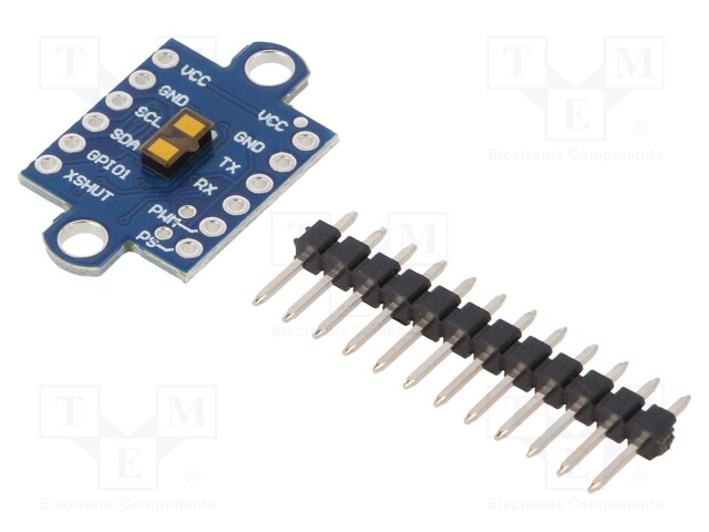 Sensor: distance; 3.3÷5VDC; I2C,UART; VL53L1X; Dim: 25x15.6mm