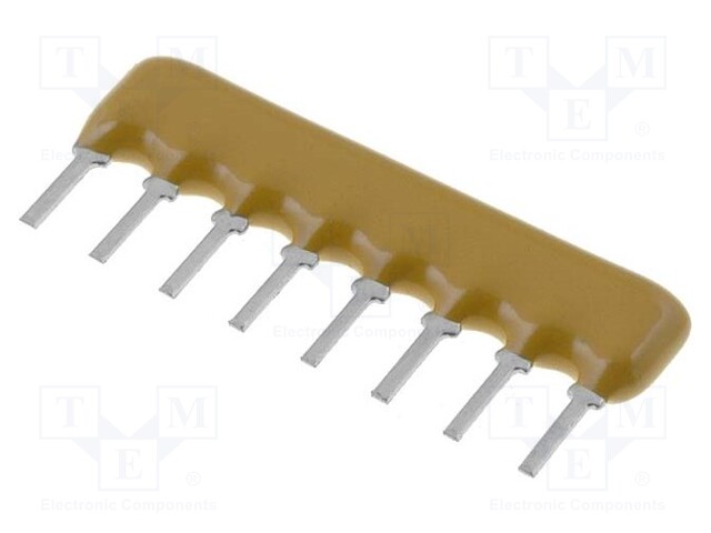 Resistor network: X; 2.2kΩ; No.of resistors: 7; THT; 0.2W; ±2%; 100V