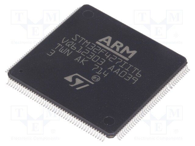 ARM microcontroller; Flash: 2MB; 180MHz; SRAM: 256kB; LQFP176