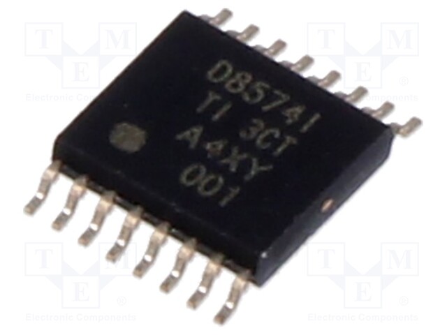 IC: D/A converter; 16bit; 43ksps; Ch: 4; TSSOP16; -40÷105°C; ±1LSB