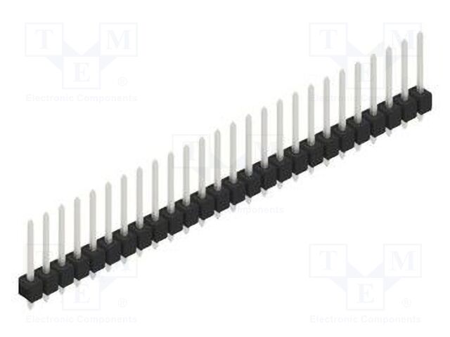Connector: pin strips; pin header; male; PIN: 26; 2.54mm; THT; 1x26
