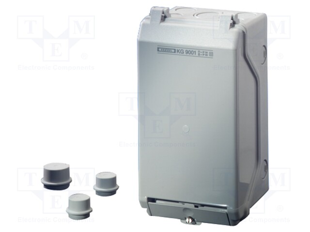 Enclosure: multipurpose; X: 136mm; Y: 253mm; Z: 115mm; GK; light grey