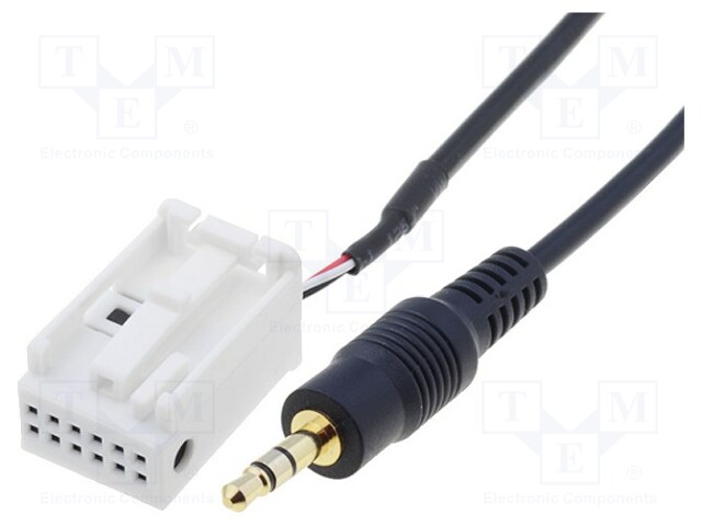 Aux adapter; Jack 3,5mm; VW; 800mm; Navigation: RNS-310,RNS-510