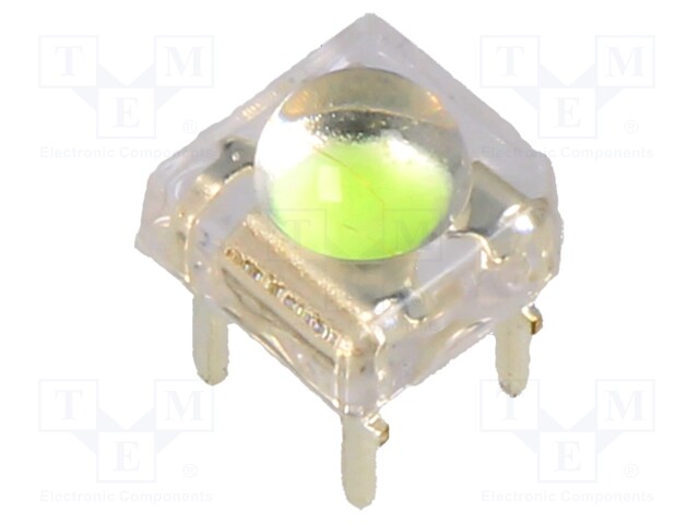 LED Super Flux; 7.62x7.62mm; blue (ice blue); 18000÷22000mcd