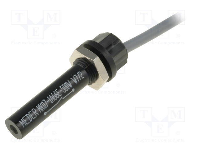 Reed switch; Range: 25÷30mT; Pswitch: 10W; Ø6.6x39.6mm; toff: 0.1ms