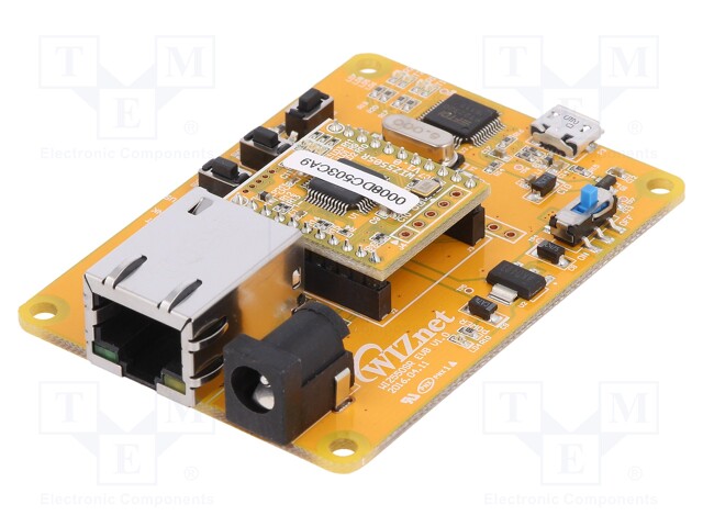 Dev.kit: Ethernet; RJ45,USB B micro,supply; UART,USB