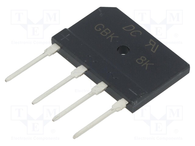 Bridge rectifier: single-phase; Urmax: 800V; If: 8A; Ifsm: 200A