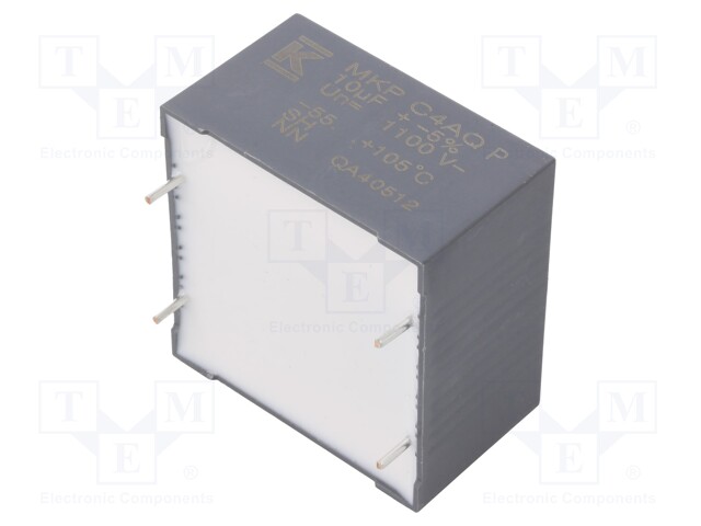 Capacitor: polypropylene; DC-Link; 10uF; ESR: 6.9mΩ; THT; ±5%; 14.7A