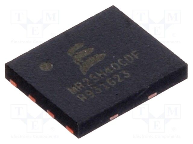 Memory; MRAM; SPI; 512kx8bit; 4Mbit; 25ns; DFN8; serial; 3÷3.6VDC