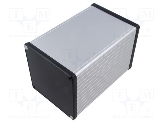Enclosure: with panel; 1455; X: 104.5mm; Y: 160mm; Z: 104.5mm; grey