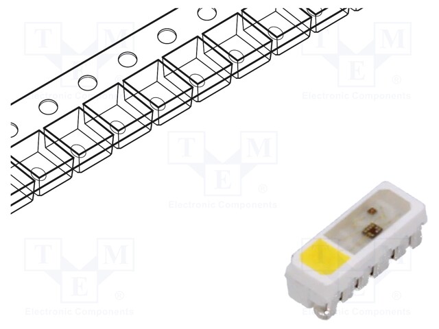 Programmable LED; SMD; 4818; RGBW; 4.8x1.8x1.6mm; 3.7÷5.5V; 800kHz