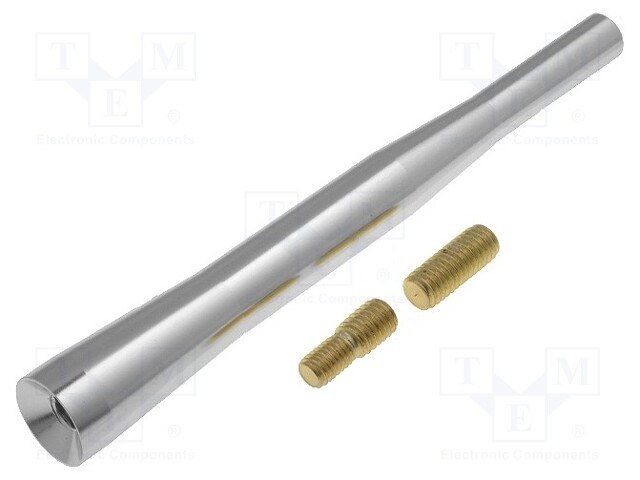 Antenna mast; 0.15m; M5,M6; inside; universal; Colour: dark silver