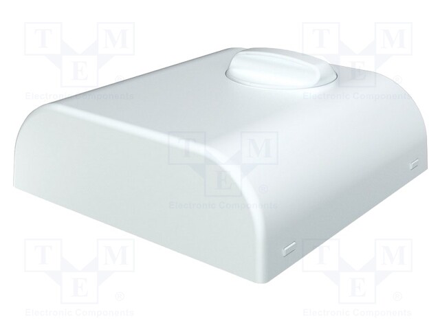 Enclosure: wall mounting; X: 80mm; Y: 80mm; Z: 25mm; ABS; white