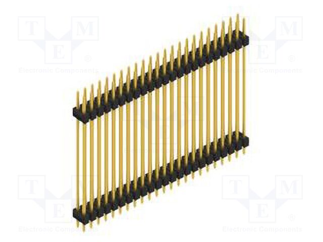 Connector: pin strips; pin header; male; PIN: 46; 2.54mm; THT; 2x23