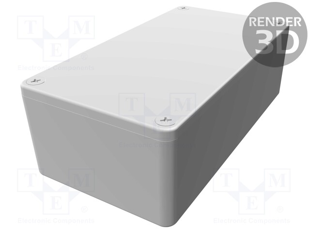 Enclosure: multipurpose; PCB is fastened in guides; 1590; X: 66mm