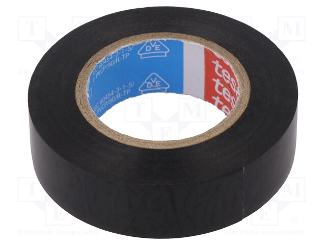 Electrically insulated tape; PVC; W: 50mm; L: 25m; black