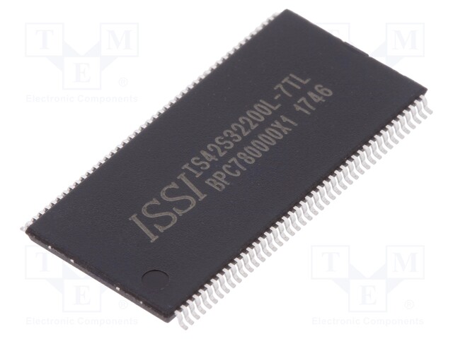 DRAM memory; SDRAM; 512kx32bitx4; 143MHz; 7ns; TSOP86 II; 0÷70°C