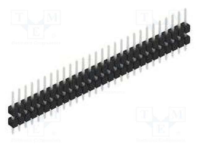Connector: pin strips; pin header; male; PIN: 28; 2.54mm; THT; 1x28