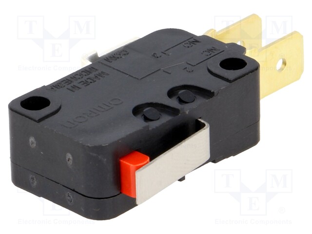 Microswitch SNAP ACTION; with lever; SPDT; 16A/250VAC; 10A/30VDC