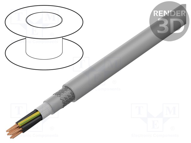 Wire: control cable; ÖLFLEX® FD CLASSIC 810 CP; 7G0,5mm2; PUR