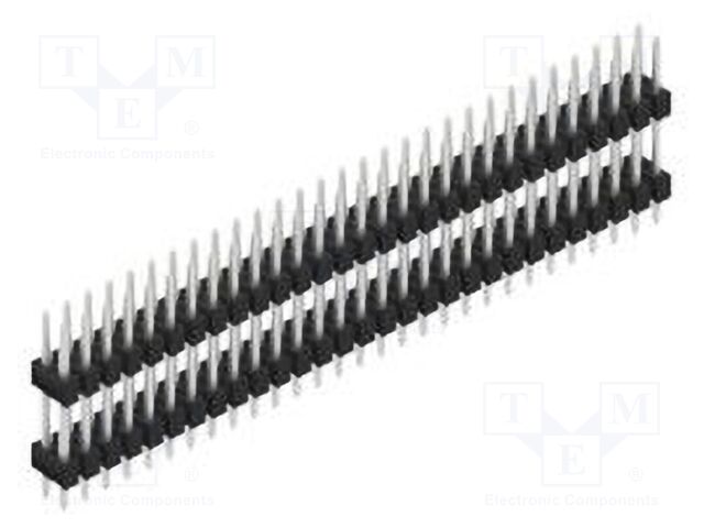 Connector: pin strips; pin header; male; PIN: 58; 2.54mm; THT; 2x29