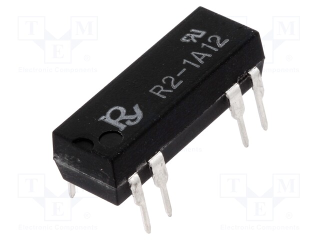 Relay: reed; SPST-NO; Ucoil: 12VDC; 1A; max.250VDC; 10VA; Rcoil: 1kΩ