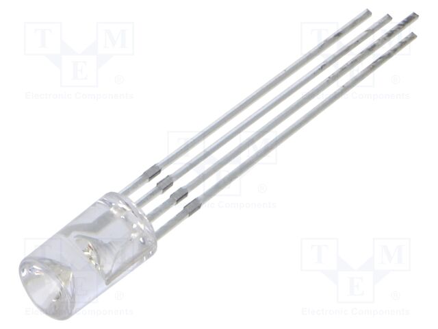 LED; 5mm; RGB; 120°; Front: recessed; -30÷85°C; Variant: tricolour