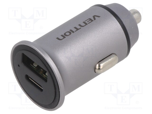 Automotive power supply; USB A socket,USB C socket; Inom: 3.4A