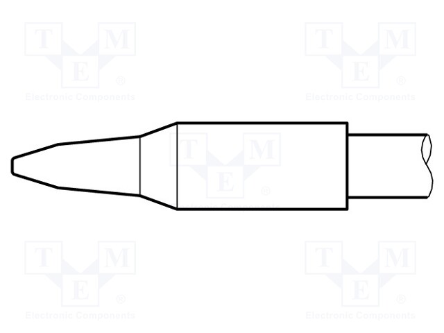 Tip; chisel; 2.2x1mm; longlife