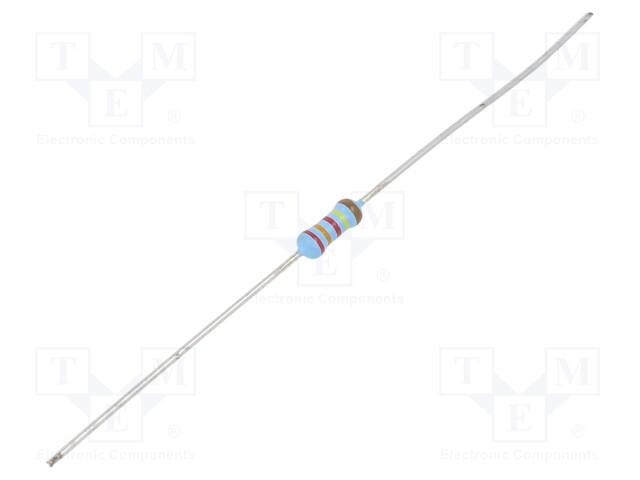 Resistor: thin film; THT; 2.32MΩ; 600mW; ±5%; Ø2.5x6.5mm; 50ppm/°C