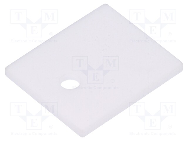 Heat transfer pad: ceramic; TO3P; L: 17.5mm; W: 20.5mm; D: 1.5mm