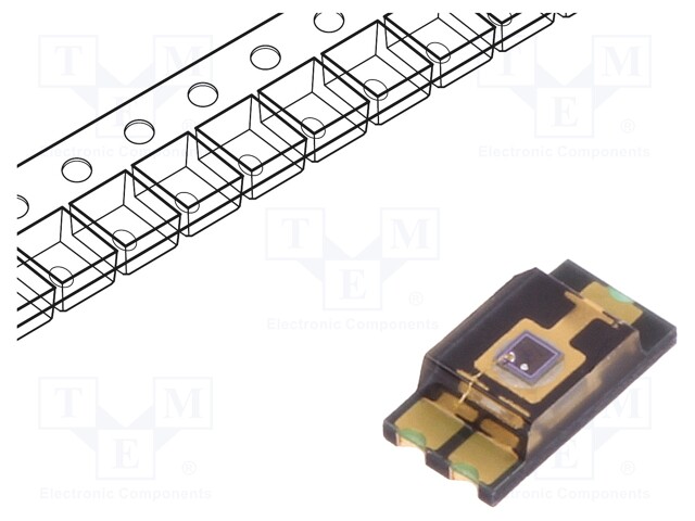 Phototransistor; 1206; λp max: 570nm; 6V; 60°; Lens: transparent