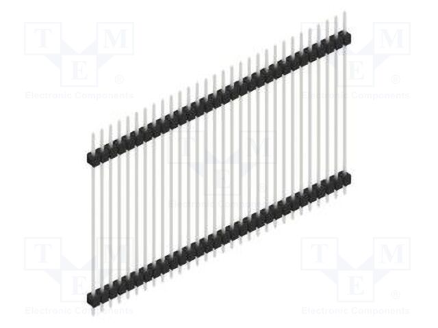 Connector: pin strips; pin header; male; PIN: 30; 2.54mm; THT; 1x30