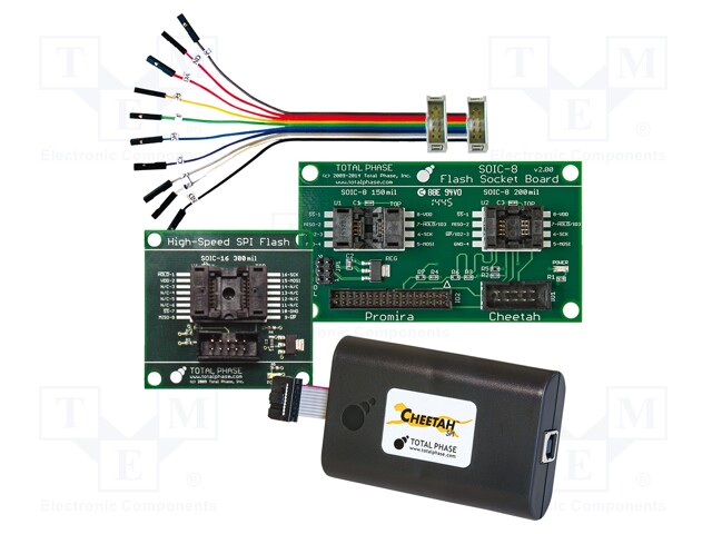 Dev.kit: adapter; IDC10,USB B; SPI Master,USB 2.0