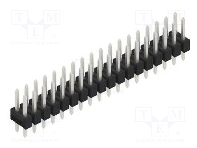 Connector: pin strips; pin header; male; PIN: 36; 2.54mm; THT; 2x18