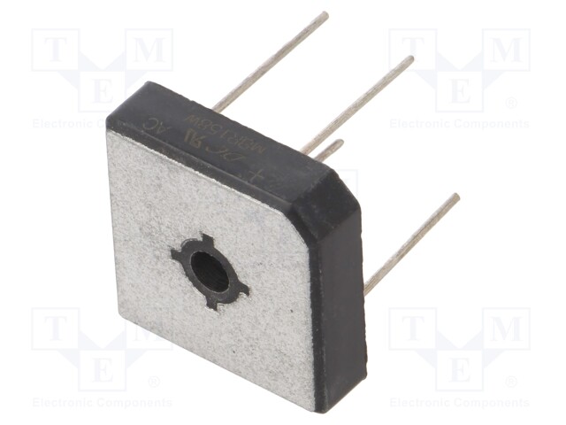 Bridge rectifier: single-phase; Urmax: 800V; If: 15A; Ifsm: 300A