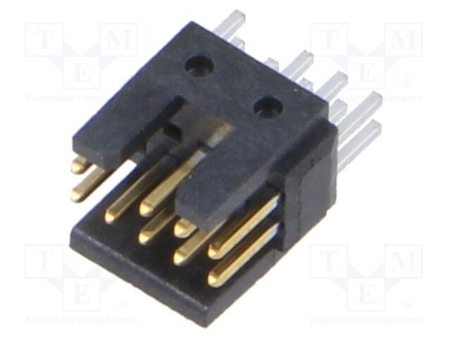 Connector: pin strips; male; PIN: 10; 1.27mm; gold-plated; THT