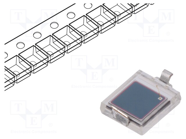 Photodiode; DIL; 850nm; 400-1100nm; 60°; Mounting: SMD; 2nA; 150mW