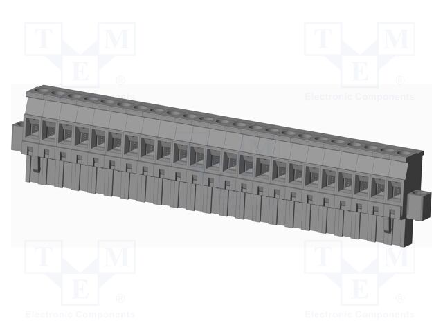 Connector: pluggable terminal block; plug; female; angled 90°