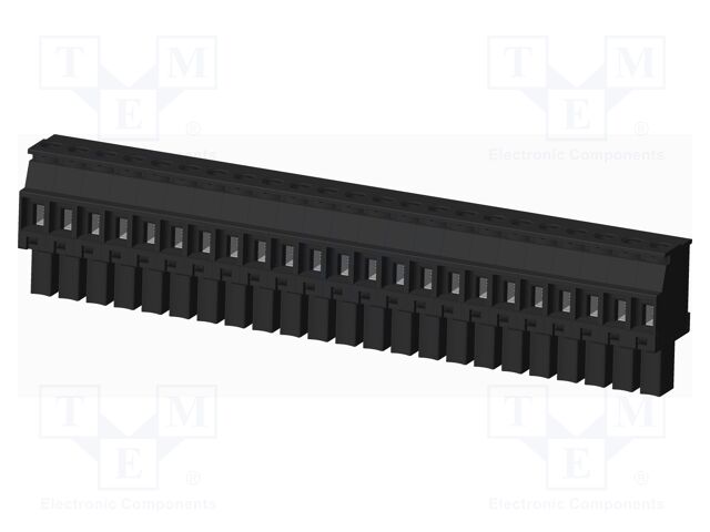 Connector: pluggable terminal block; plug; female; angled 90°