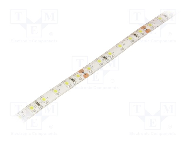 LED tape; white cold; LED/m: 96; SMD; 3528; 12V; W: 10mm; 120°; in gel