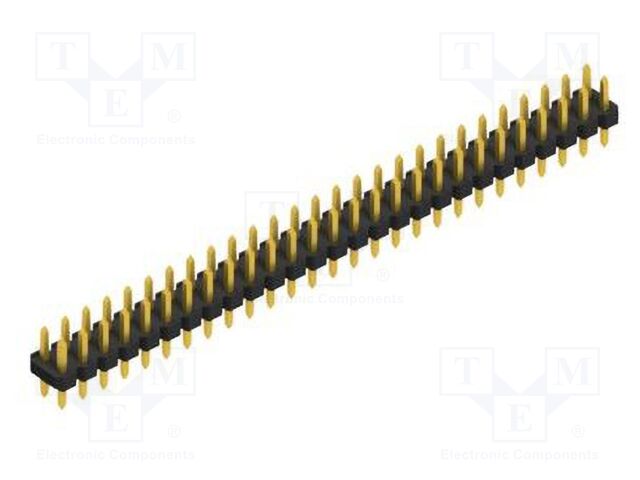 Connector: pin strips; pin header; male; PIN: 54; 2.54mm; THT; 2x27