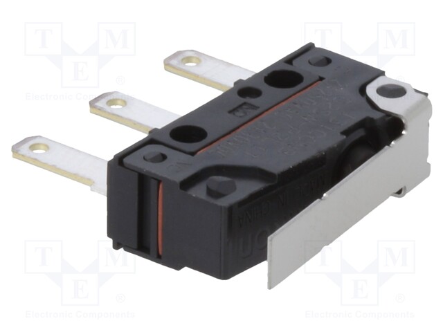 Microswitch SNAP ACTION; with lever; SPDT; 2A/250VAC; ON-(ON)